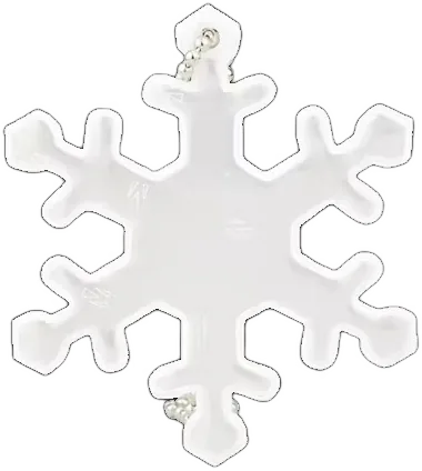 Snowflake Reflective Tag