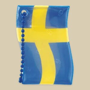 Swedish Flag – Reflective Tag