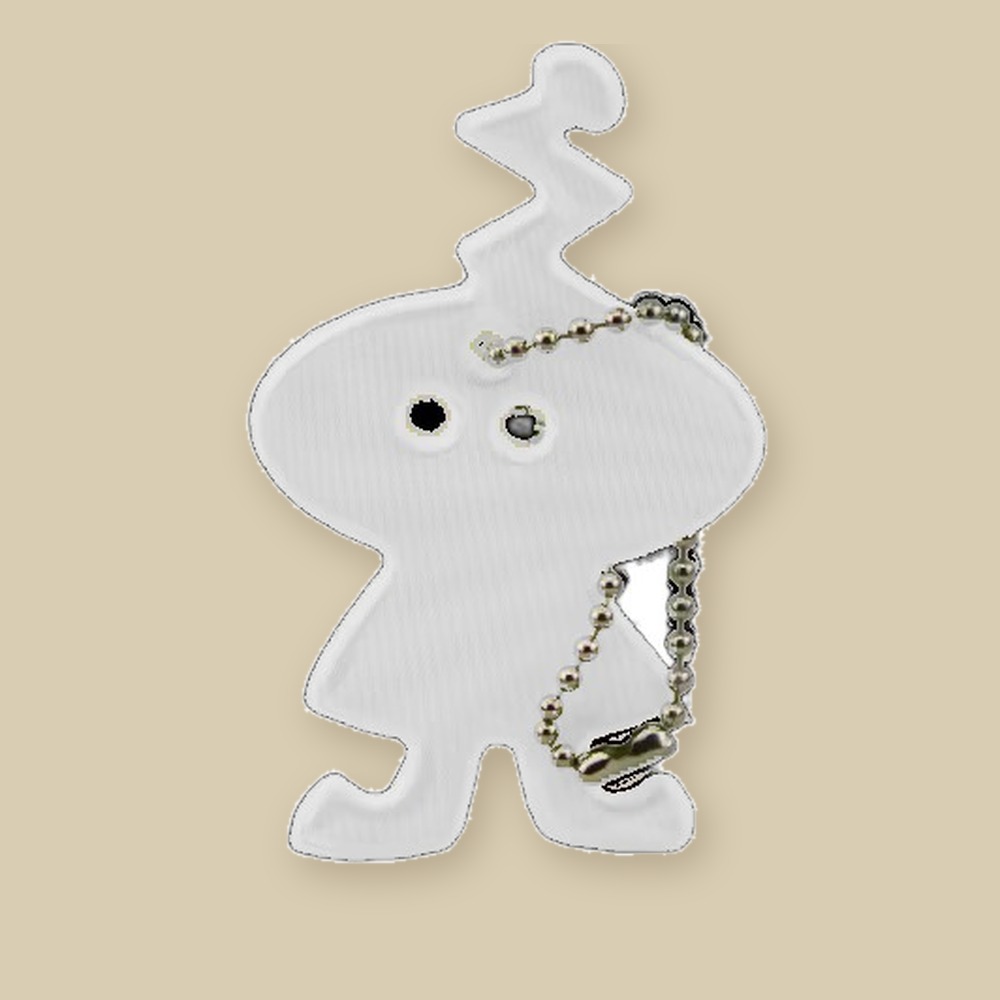 Ante – White Reflective Tag