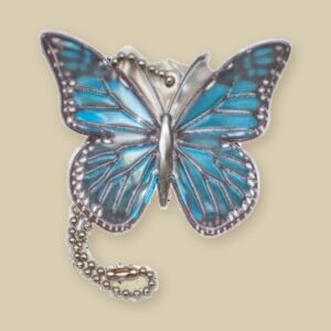 Butterfly – Blue Reflective Tag