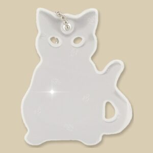 Cat – White Reflective Tag