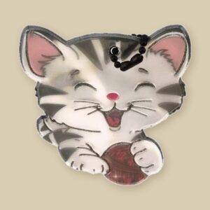 Cat with Yarn – Reflective Tag