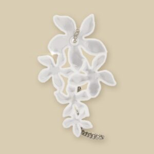 Lily – White Reflective Tag