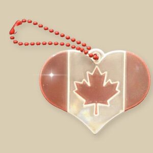 Northern Love Reflective Tag – From Canada with Love